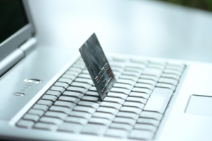Credit Card on Computer